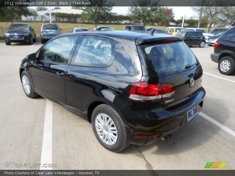 Black / Titan Black 2013 Volkswagen Golf 2 Door