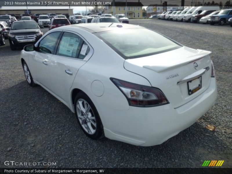 Pearl White / Cafe Latte 2013 Nissan Maxima 3.5 SV Premium