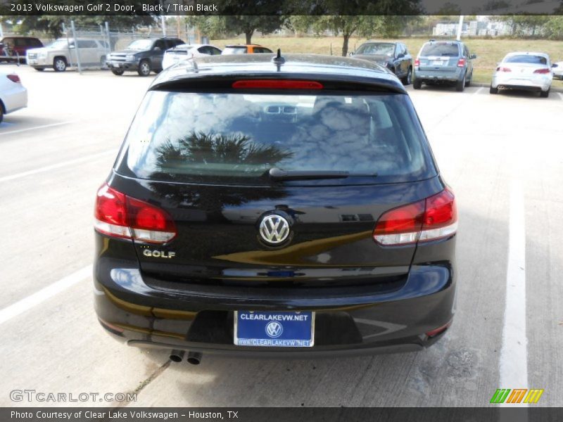 Black / Titan Black 2013 Volkswagen Golf 2 Door