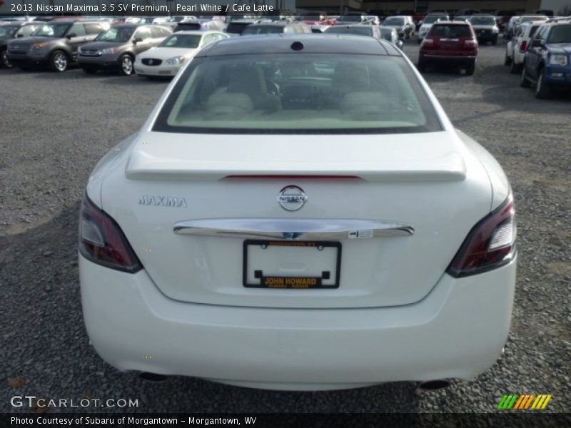 Pearl White / Cafe Latte 2013 Nissan Maxima 3.5 SV Premium