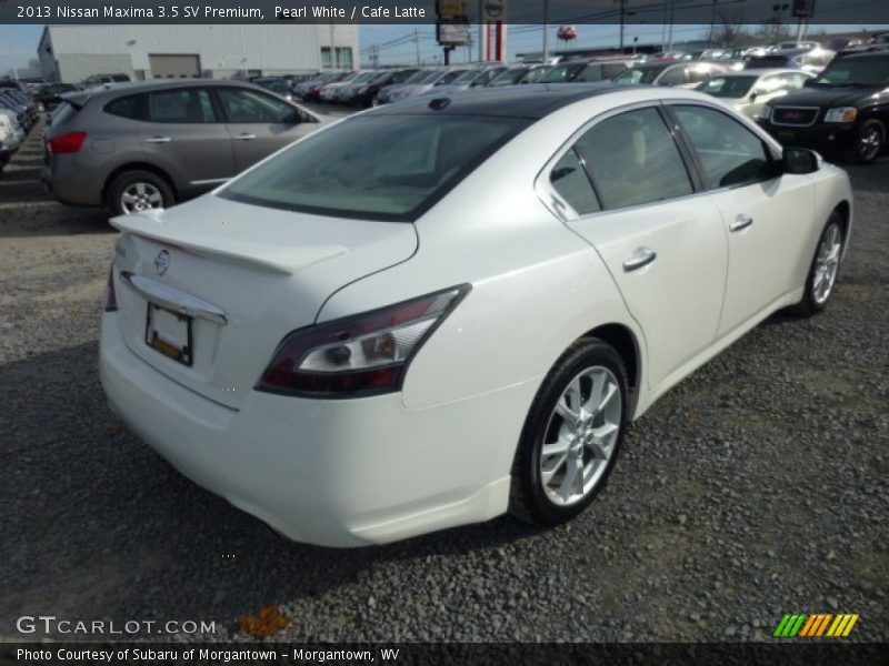 Pearl White / Cafe Latte 2013 Nissan Maxima 3.5 SV Premium