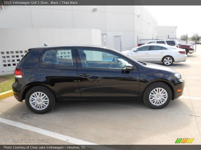 Black / Titan Black 2013 Volkswagen Golf 2 Door