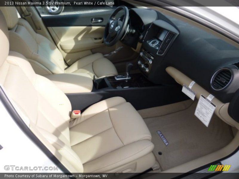 Pearl White / Cafe Latte 2013 Nissan Maxima 3.5 SV Premium