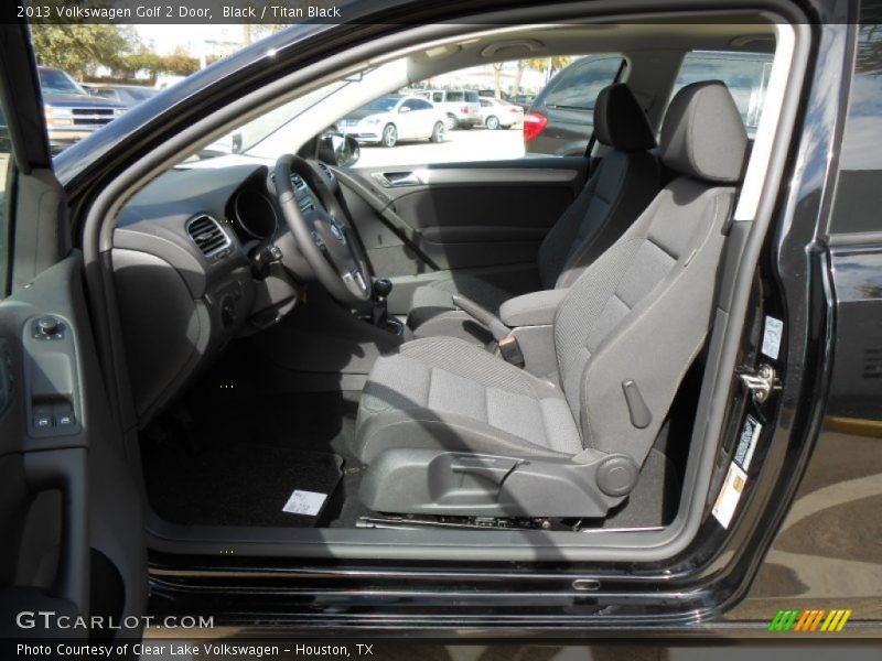 Black / Titan Black 2013 Volkswagen Golf 2 Door