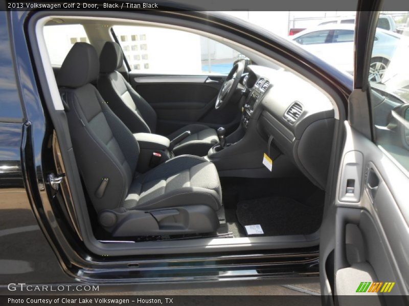 Black / Titan Black 2013 Volkswagen Golf 2 Door