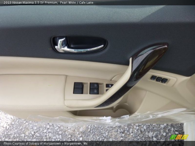 Pearl White / Cafe Latte 2013 Nissan Maxima 3.5 SV Premium