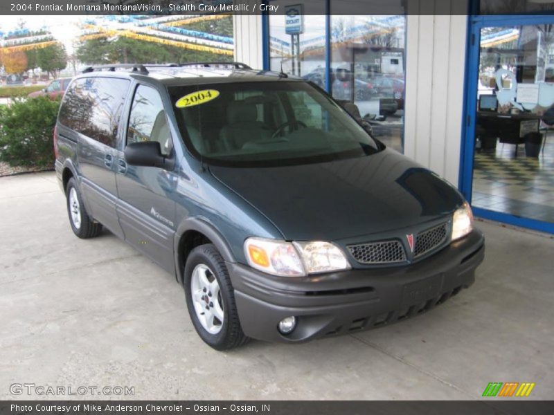 Stealth Gray Metallic / Gray 2004 Pontiac Montana MontanaVision