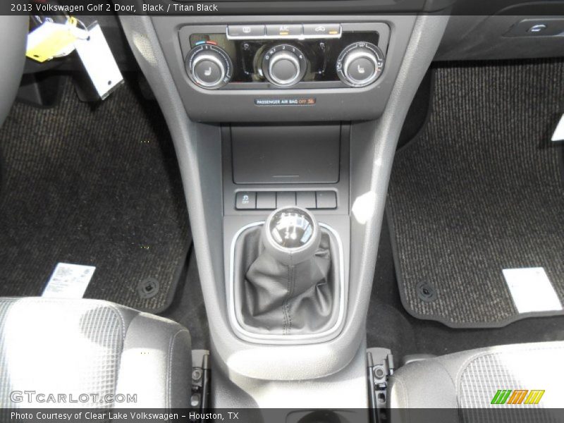 Black / Titan Black 2013 Volkswagen Golf 2 Door