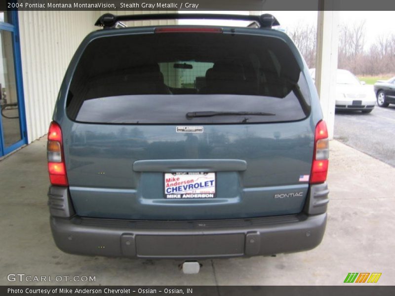 Stealth Gray Metallic / Gray 2004 Pontiac Montana MontanaVision