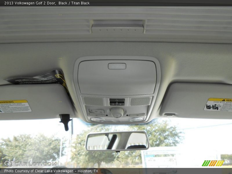 Black / Titan Black 2013 Volkswagen Golf 2 Door