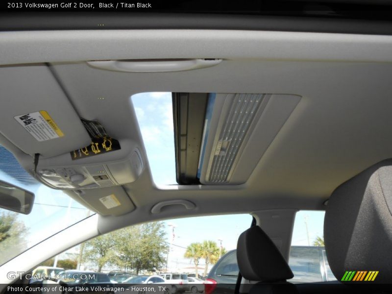Black / Titan Black 2013 Volkswagen Golf 2 Door