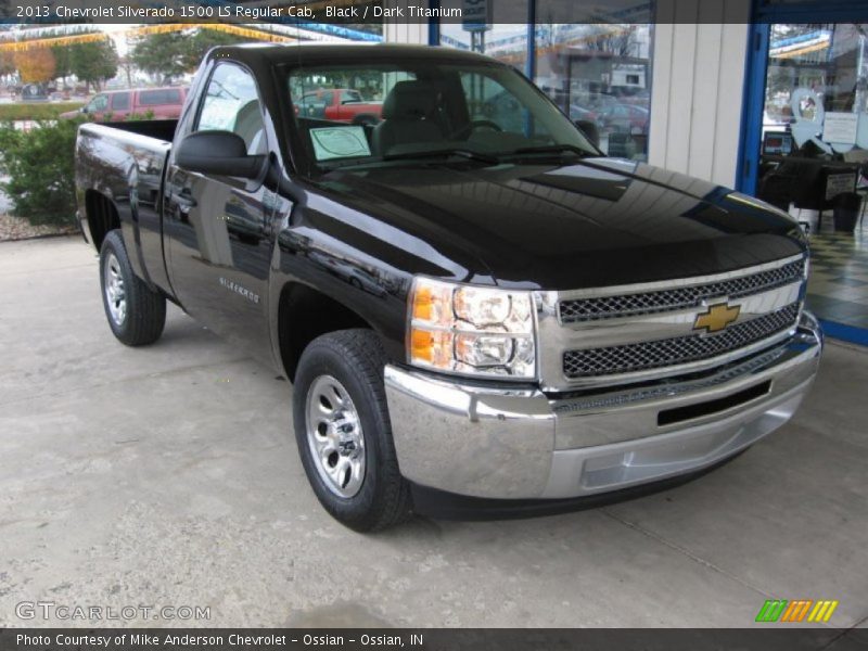 Black / Dark Titanium 2013 Chevrolet Silverado 1500 LS Regular Cab