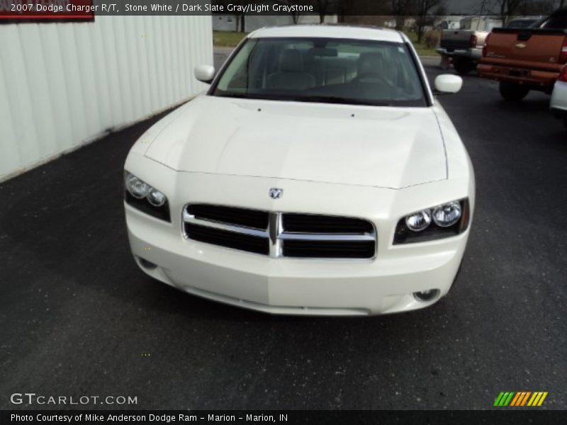 Stone White / Dark Slate Gray/Light Graystone 2007 Dodge Charger R/T