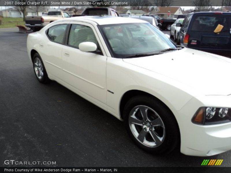 Stone White / Dark Slate Gray/Light Graystone 2007 Dodge Charger R/T