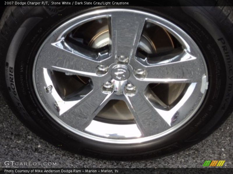 Stone White / Dark Slate Gray/Light Graystone 2007 Dodge Charger R/T
