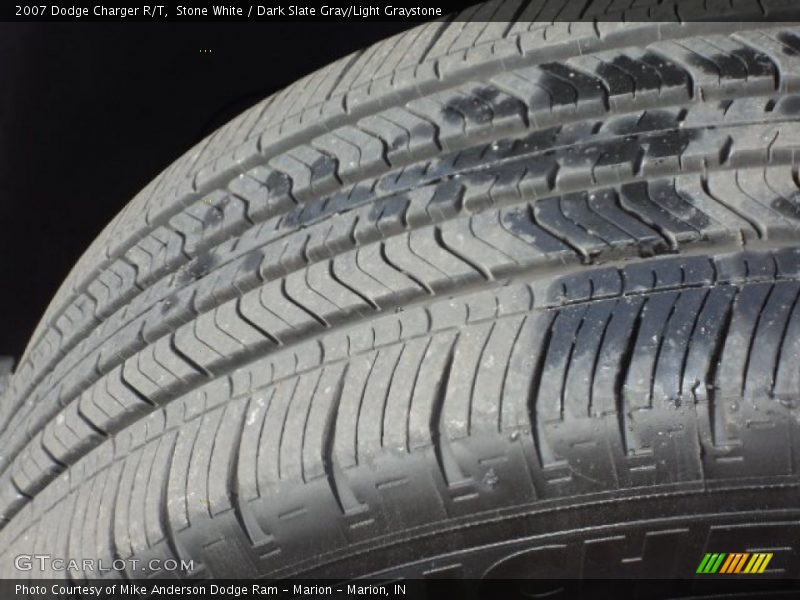 Stone White / Dark Slate Gray/Light Graystone 2007 Dodge Charger R/T