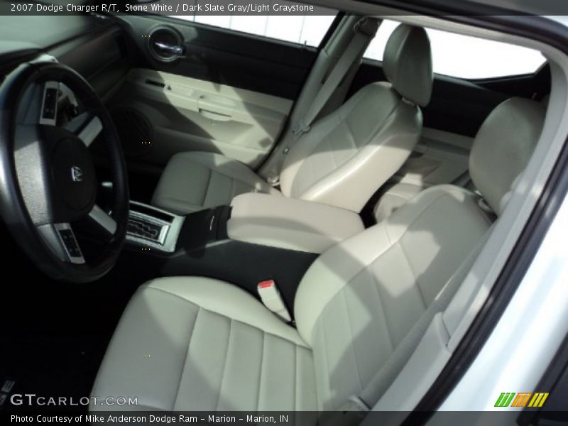 Stone White / Dark Slate Gray/Light Graystone 2007 Dodge Charger R/T