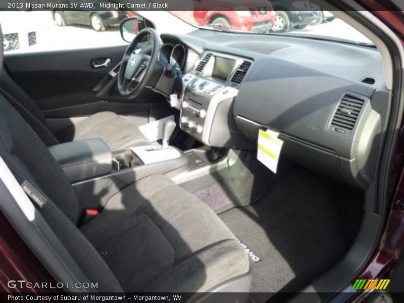 Midnight Garnet / Black 2013 Nissan Murano SV AWD