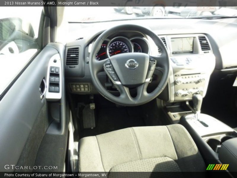 Midnight Garnet / Black 2013 Nissan Murano SV AWD