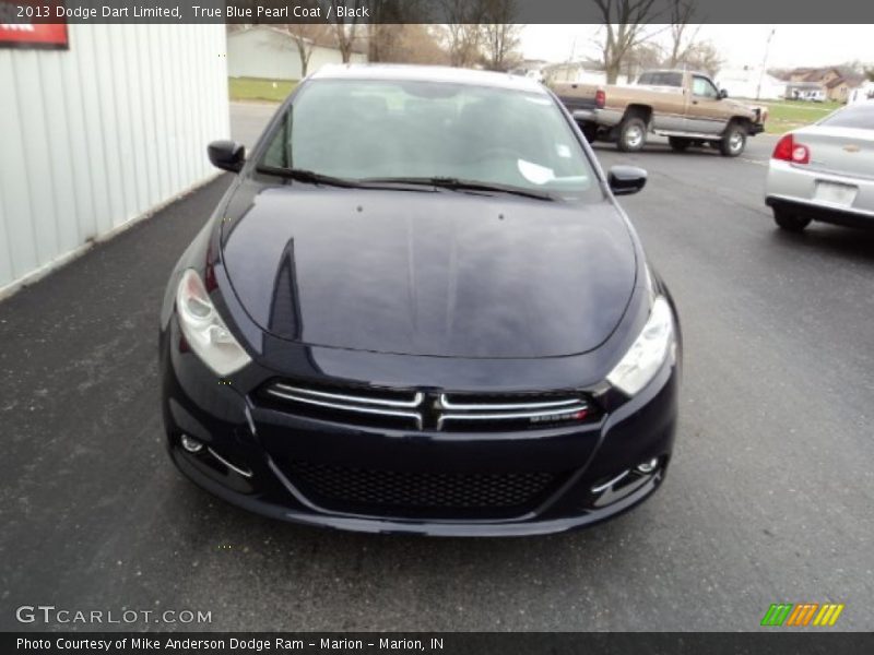 True Blue Pearl Coat / Black 2013 Dodge Dart Limited