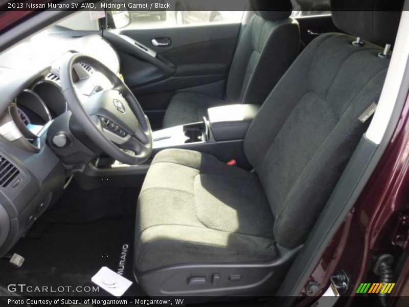 Midnight Garnet / Black 2013 Nissan Murano SV AWD