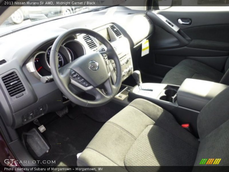 Midnight Garnet / Black 2013 Nissan Murano SV AWD