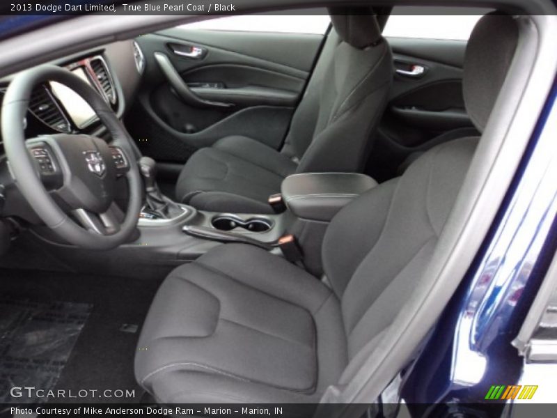 True Blue Pearl Coat / Black 2013 Dodge Dart Limited