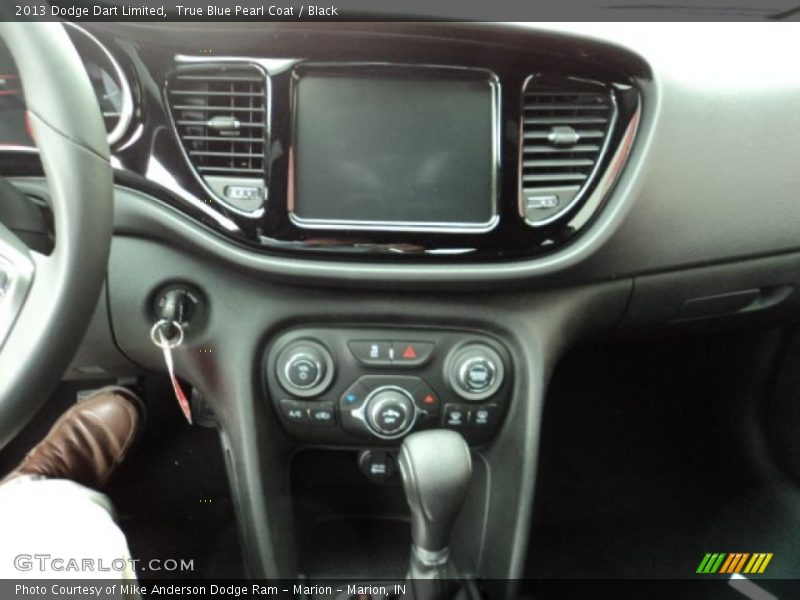 True Blue Pearl Coat / Black 2013 Dodge Dart Limited