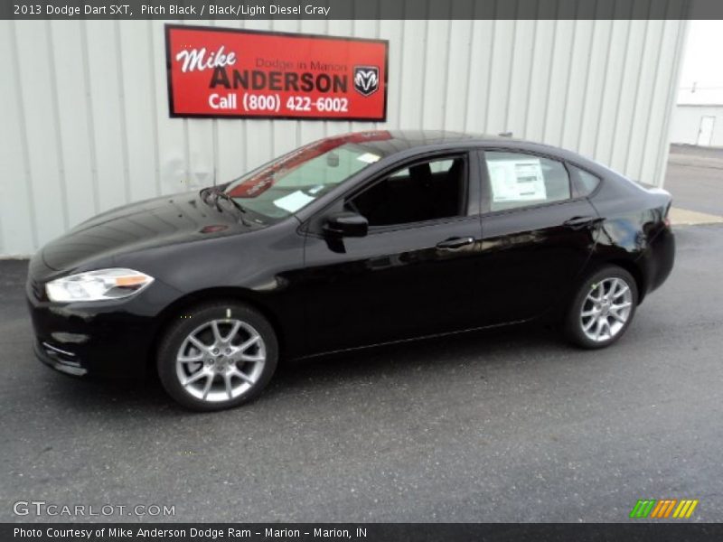 Pitch Black / Black/Light Diesel Gray 2013 Dodge Dart SXT