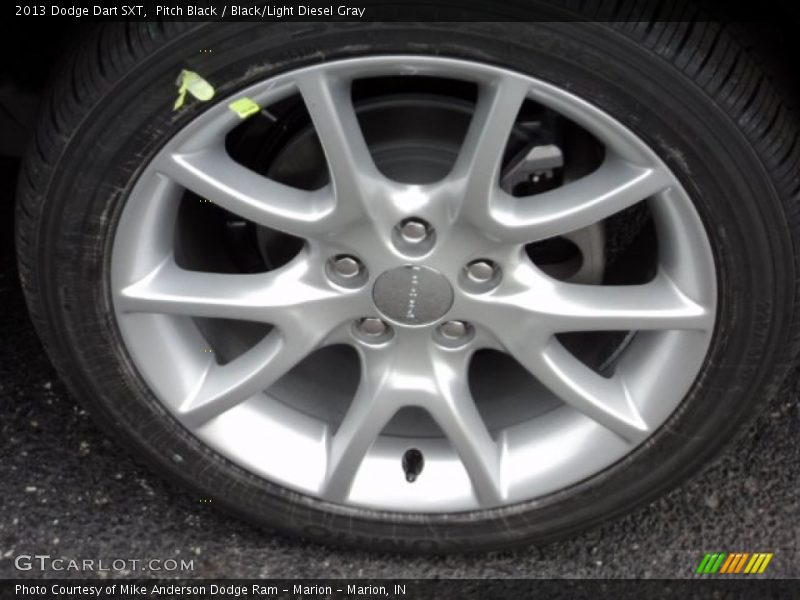 Pitch Black / Black/Light Diesel Gray 2013 Dodge Dart SXT