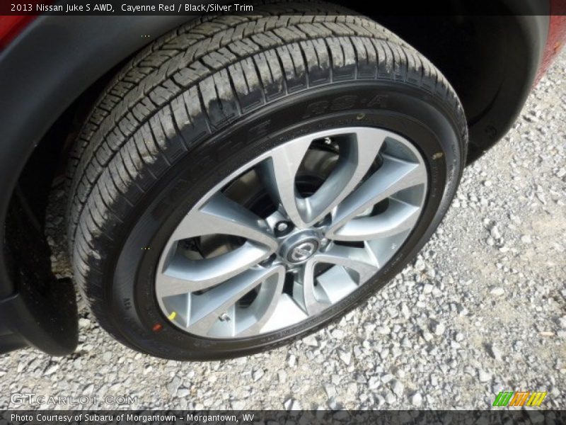 Cayenne Red / Black/Silver Trim 2013 Nissan Juke S AWD