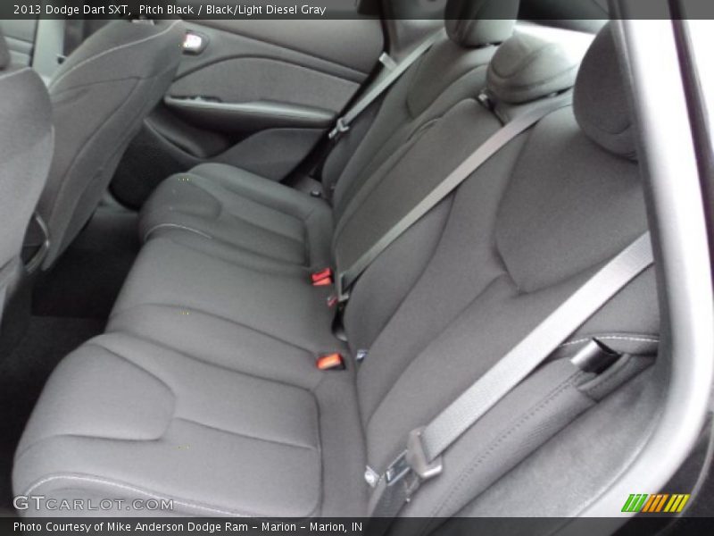 Pitch Black / Black/Light Diesel Gray 2013 Dodge Dart SXT