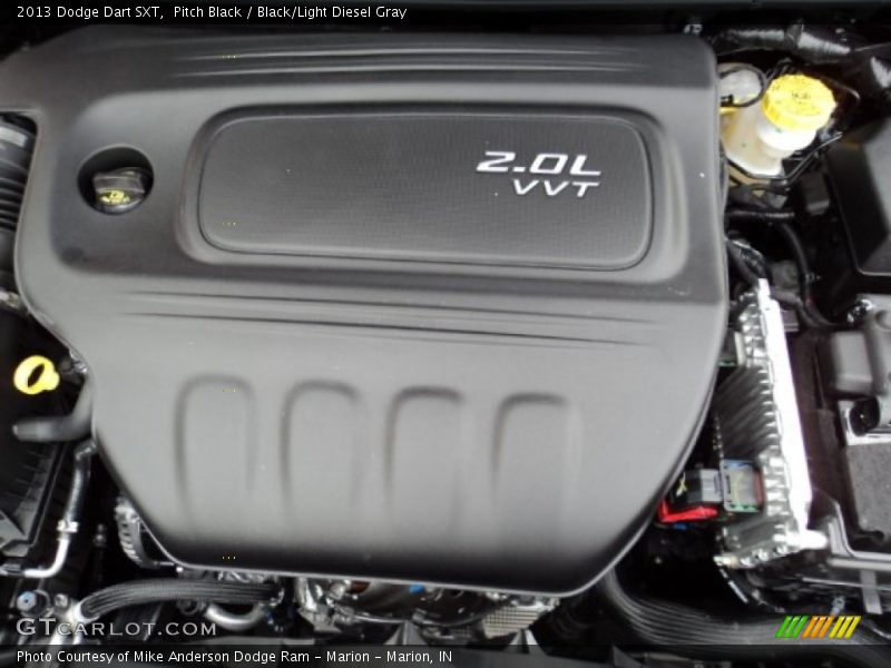 Pitch Black / Black/Light Diesel Gray 2013 Dodge Dart SXT