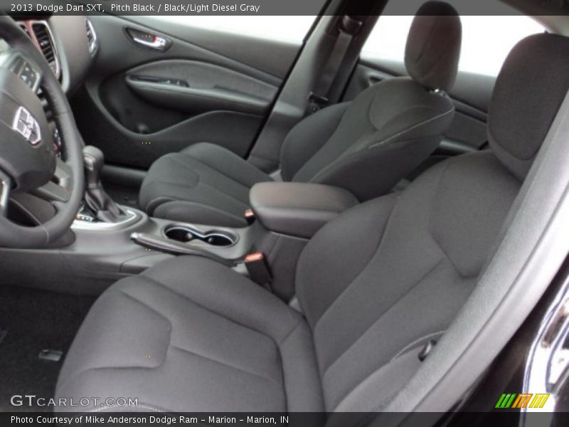 Pitch Black / Black/Light Diesel Gray 2013 Dodge Dart SXT