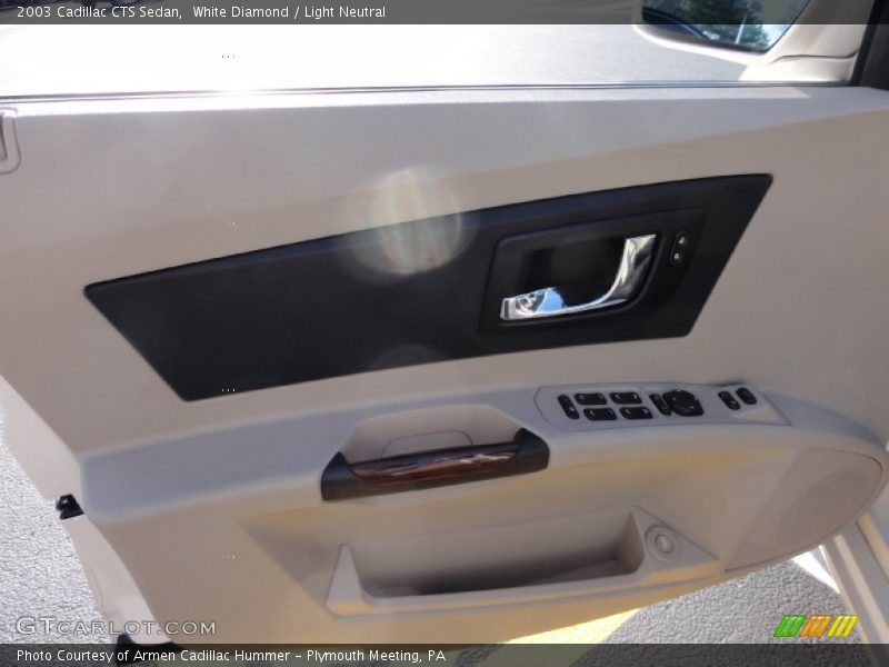 White Diamond / Light Neutral 2003 Cadillac CTS Sedan