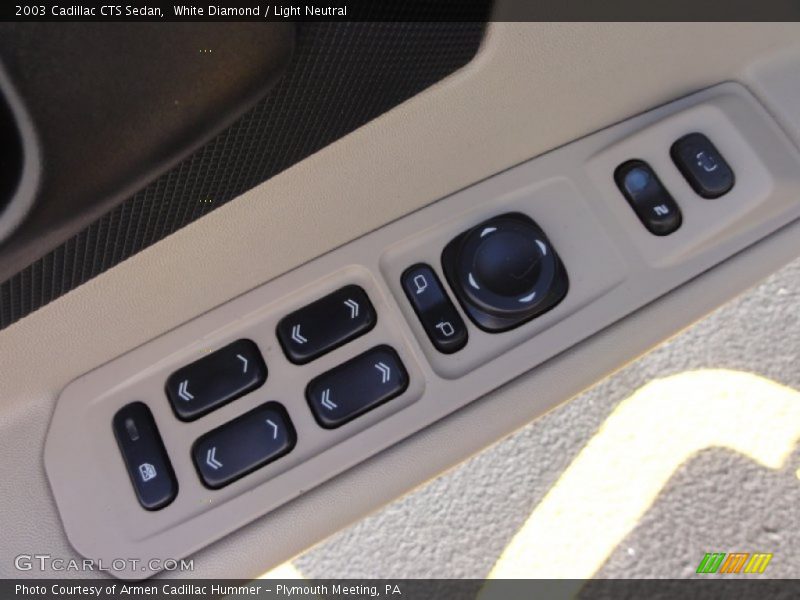 White Diamond / Light Neutral 2003 Cadillac CTS Sedan