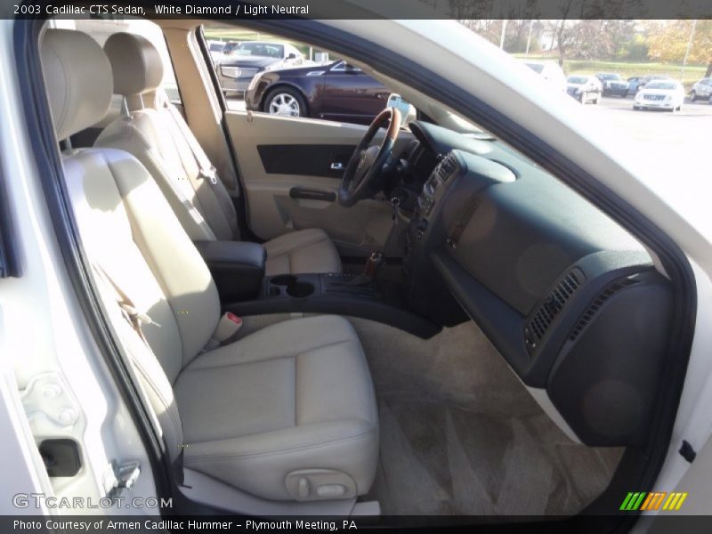 White Diamond / Light Neutral 2003 Cadillac CTS Sedan