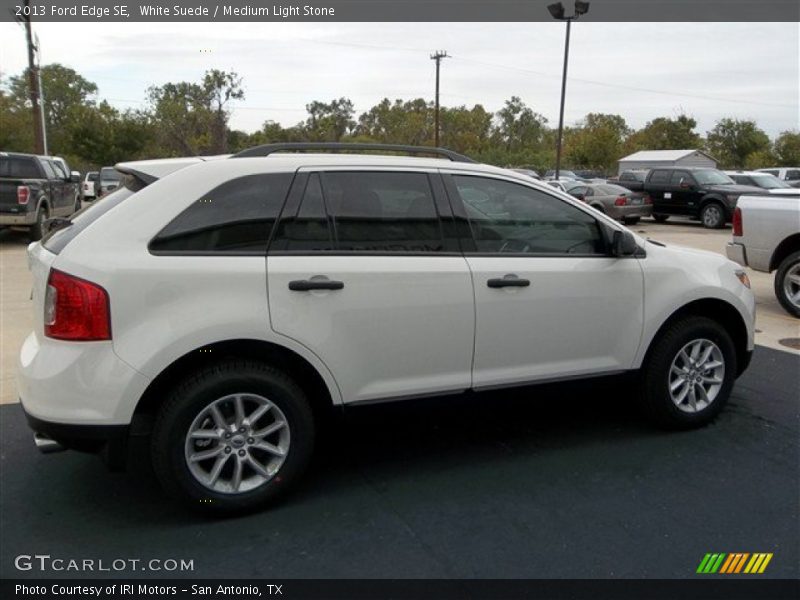 White Suede / Medium Light Stone 2013 Ford Edge SE