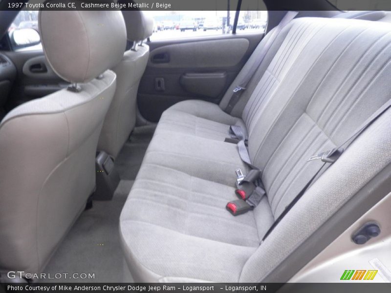 Cashmere Beige Metallic / Beige 1997 Toyota Corolla CE