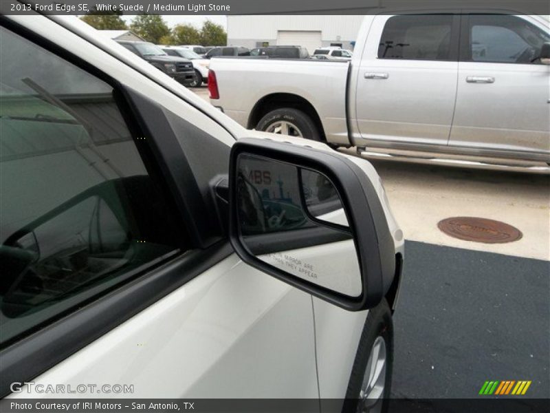 White Suede / Medium Light Stone 2013 Ford Edge SE