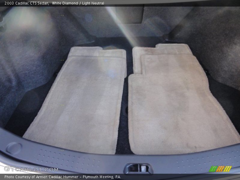 White Diamond / Light Neutral 2003 Cadillac CTS Sedan