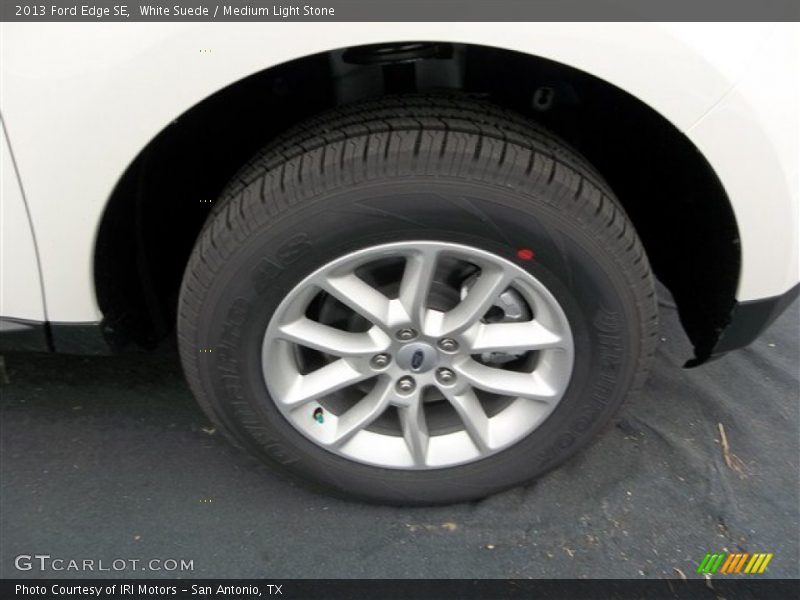 White Suede / Medium Light Stone 2013 Ford Edge SE