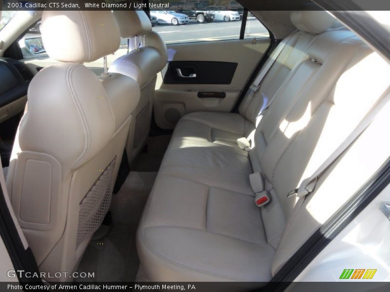 White Diamond / Light Neutral 2003 Cadillac CTS Sedan