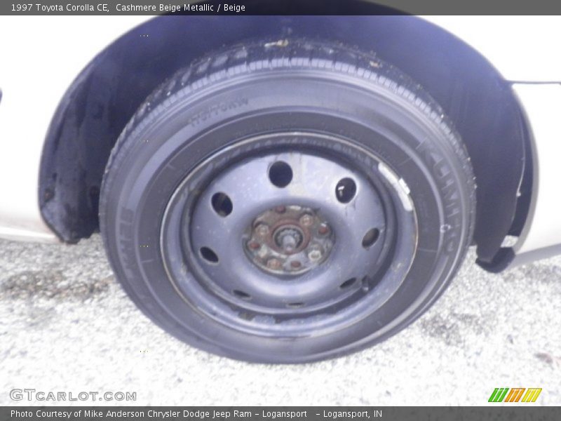 Cashmere Beige Metallic / Beige 1997 Toyota Corolla CE