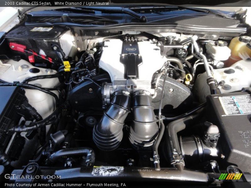 White Diamond / Light Neutral 2003 Cadillac CTS Sedan