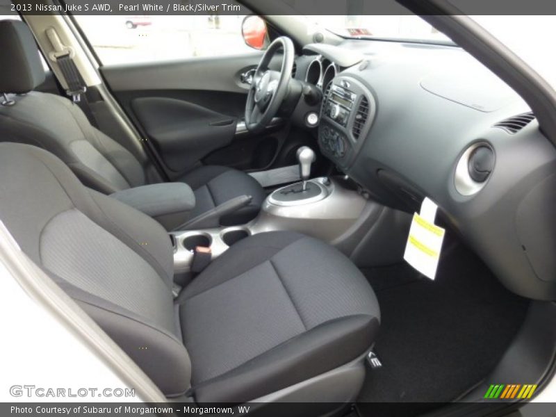Pearl White / Black/Silver Trim 2013 Nissan Juke S AWD