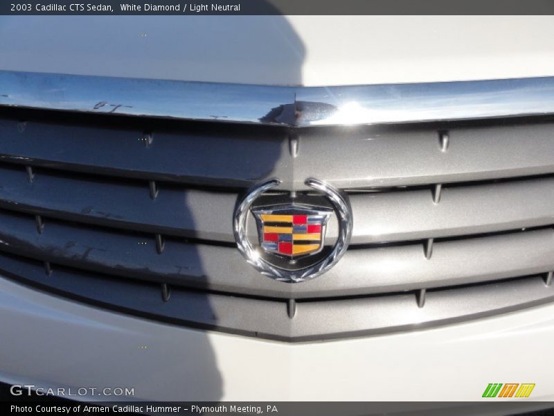 White Diamond / Light Neutral 2003 Cadillac CTS Sedan