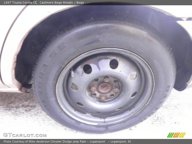 Cashmere Beige Metallic / Beige 1997 Toyota Corolla CE