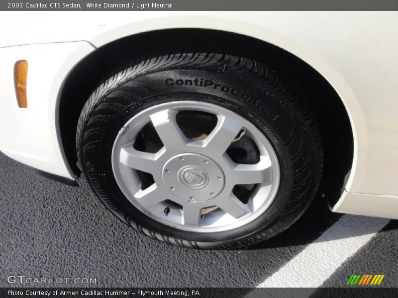 White Diamond / Light Neutral 2003 Cadillac CTS Sedan