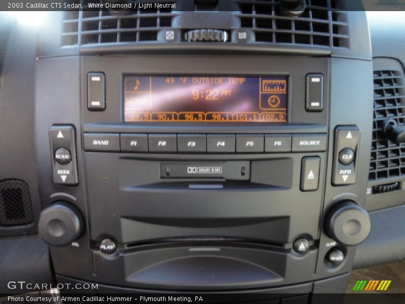 White Diamond / Light Neutral 2003 Cadillac CTS Sedan
